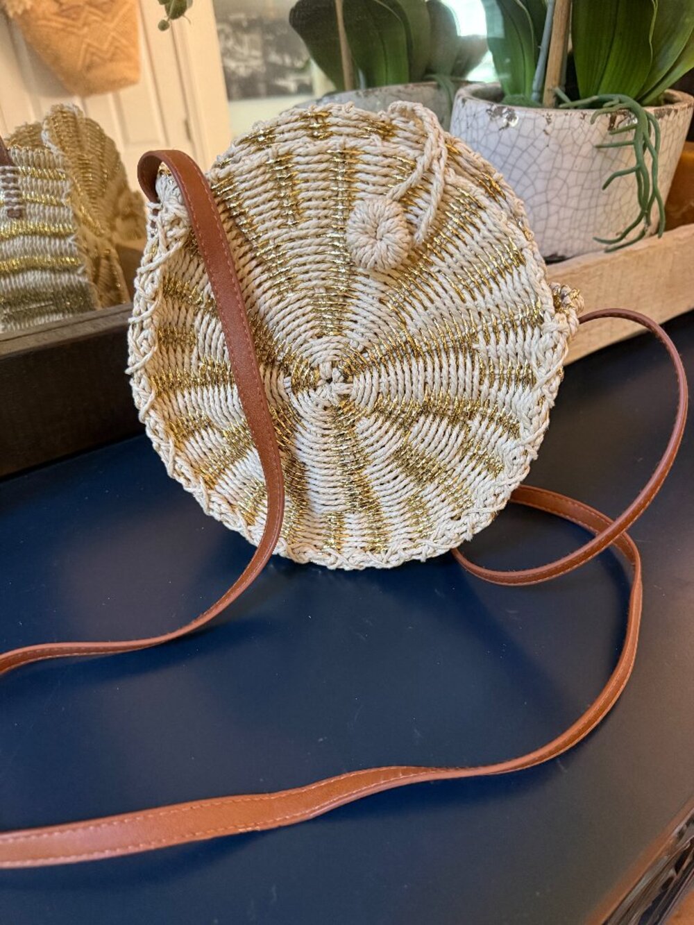 American Eagle Rattan Bag